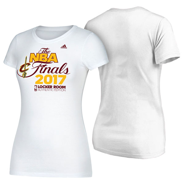 Men's  Cleveland Cavaliers Fanatics Branded 2017 NBA the Finals Eastern Conference Champions White T-shirt